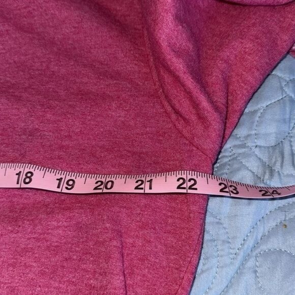 Hanes Womens Pink Hooded Sweatshirt L - Picture 9 of 10